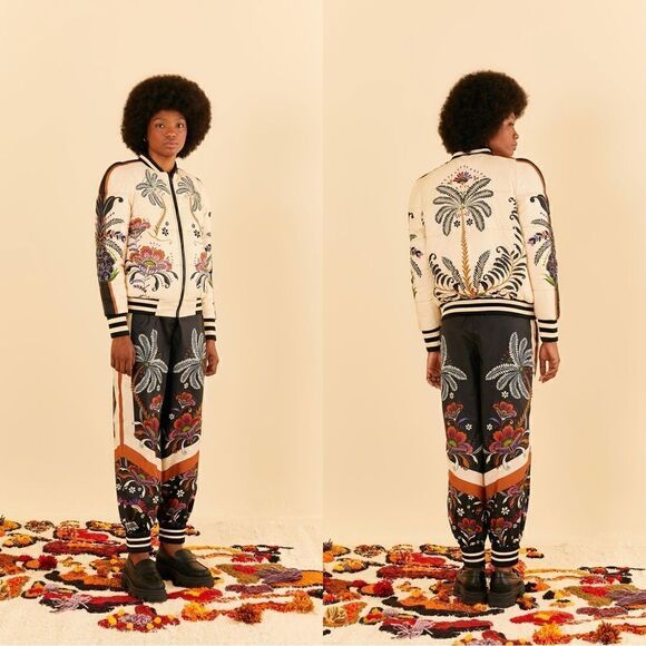 RARE Farm Rio CALCA BOLHA JARDIM CLASSICO LOCALIZADO Pants - Picture 1 of 12